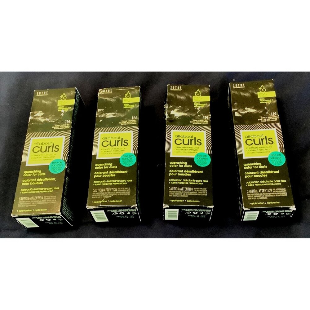 4 All About Curls 1N Permanent Hair Color Prep Zotos Curls Night Out